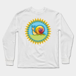 Colorful Snail Long Sleeve T-Shirt